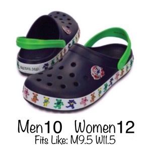 GRATEFUL DEAD CROCS 50th ANNIVERSARY M10 W12